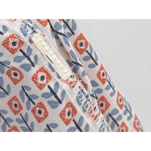 Max Studio Chiffon Ruffle Flutter Slv Blouse Sz Sm Boho, Preppy, Elastic Waist - Picture 5 of 7